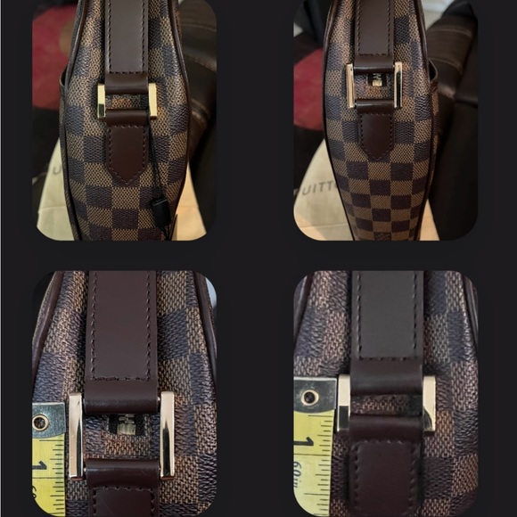 🎉Cyber Monday Price Drop💯Louis Vuitton Damier Ebene Ipanema GM Bag w/LV Dust Bag - Picture 9 of 17